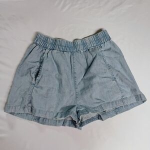 We The Free Get Free Chambray Pull-On Shorts